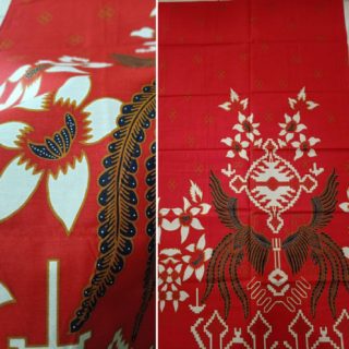 Batik Katun Motif Warna Merah